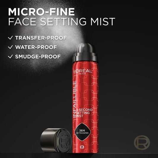 Spray fixateur de maquillage INFAILLIBLE de L'Oréal Paris